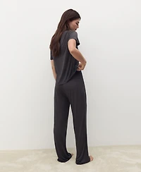 Mango Women's Micro-Modal Pajama Pants