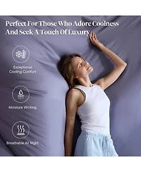 LuxClub 4-Pc Rayon from Bamboo Sheet Set – Cooling & Soft Luxury