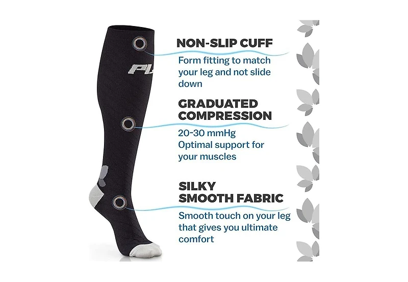 Powerlix Compression Socks for Pain Relief (Pair)