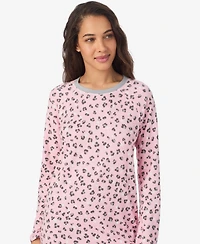 Cuddl Duds Women's Long Sleeve Scoop Neck Short Sleepshirt