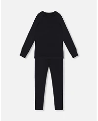 Deux par Kids Unisex Merino Wool Base Layer Set