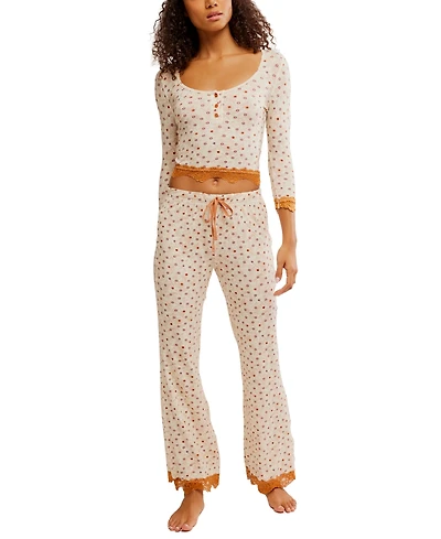 Free People Women's Stolen Dance Classic Fit Pajama Set