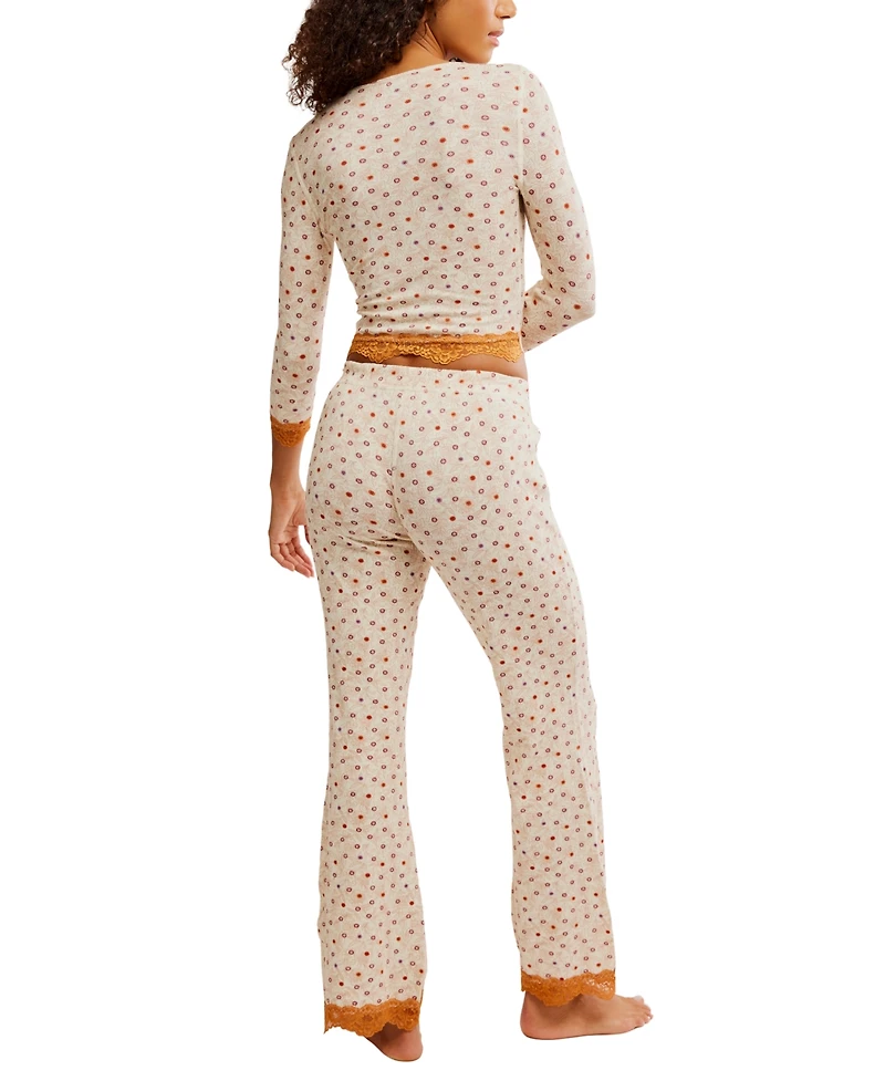 Free People Women's Stolen Dance Classic Fit Pajama Set