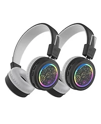 Mee audio KidJamz Share Wireless Headphones for Kids with Multipoint Connectivity Led Lights