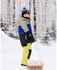Deux par Boy Two-Piece Play Snowsuit Bright Yellow Green