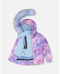 Deux par Girl Two-Piece Play Snowsuit Light Blue - Child