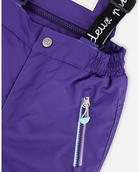 Deux par Girl Two-Piece Play Snowsuit Dark Purple