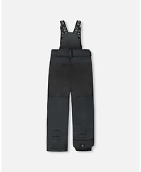 Deux par Kids Unisex Solid Play Snow Pants Black - Toddler|Child