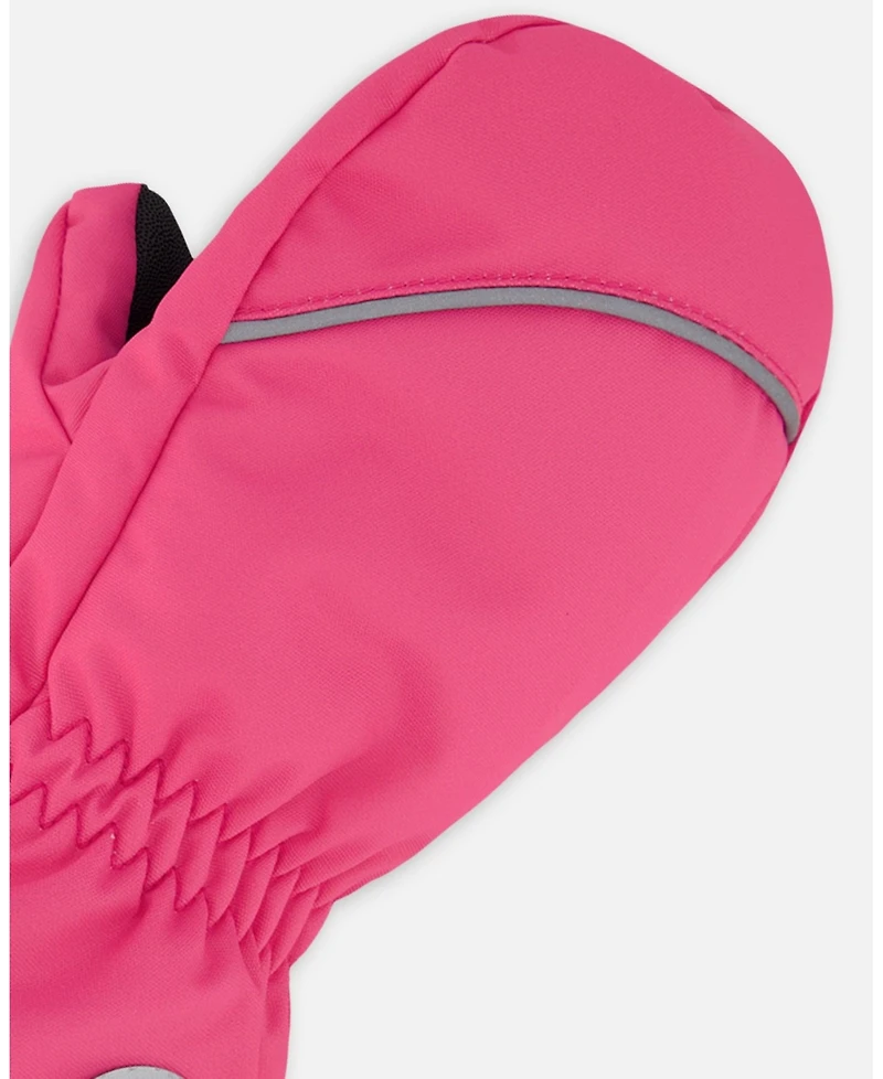 Deux par Girls Winter Mittens Play Flash Coral