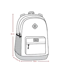 Deux par Deux Girl Kids Backpack Smiley Face Girl - Toddler|Child