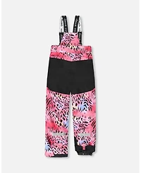 Deux par Girl Two-Piece Teknik Snowsuit Multicolor Leopard and Zebra - Toddler|Child