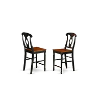 East West Furniture 3 Pc Dining counter height set - pub Table and 2 Dining Chairs