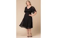 Kiyonna Plus Camille Lace Cocktail Dress