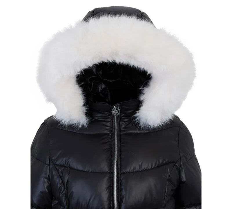 Michael Kors Toddler and Little Girls Belted Stadium Puffer Jacket