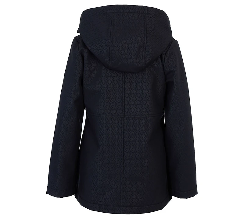 Michael Kors Big Girls Asymmetric Zip Softshell Jacket