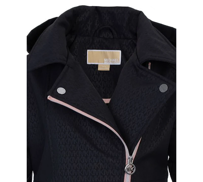 Michael Kors Toddler and Little Girls Asymmetric Zip Softshell Jacket