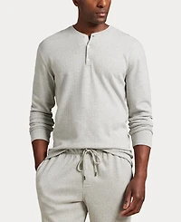 Polo Ralph Lauren Men's Long Sleeve Herringbone Henley Sleep Shirt