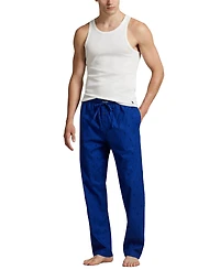 Polo Ralph Lauren Men's Single-Button Fly Flannel Printed Pajama Pants