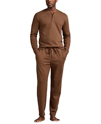 Polo Ralph Lauren Men's Long Sleeve Herringbone Henley Sleep Shirt