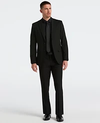 Perry Ellis Men's Dobby Louis Long Sleeve Slim Fit Suit Jacket