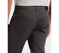 Perry Ellis Men's Double-Weave Slim-Fit 5-Pocket Pants