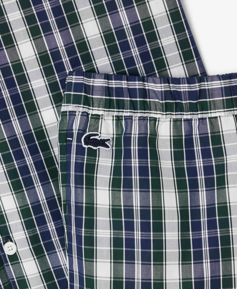 Lacoste Men's Woven Pajama Set