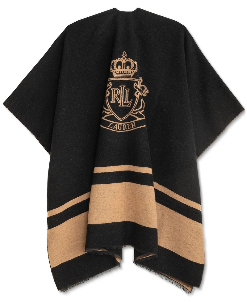 Lauren Ralph Lauren Crest Jacquard Ruana