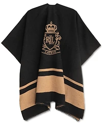 Lauren Ralph Lauren Crest Jacquard Ruana