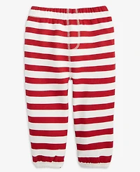 First Impressions Baby Boys Cane Striped Fleece Pants, Macy's Exclusive