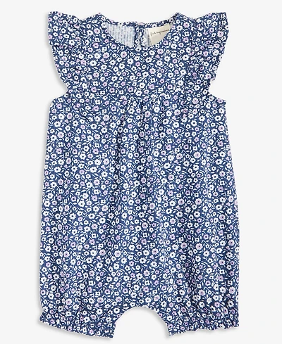 First Impressions Baby Girls Floral-Print Cotton Sunsuit, Macy's Exclusive