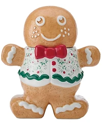 Winterberry Gingerbread Man Cookie Jar