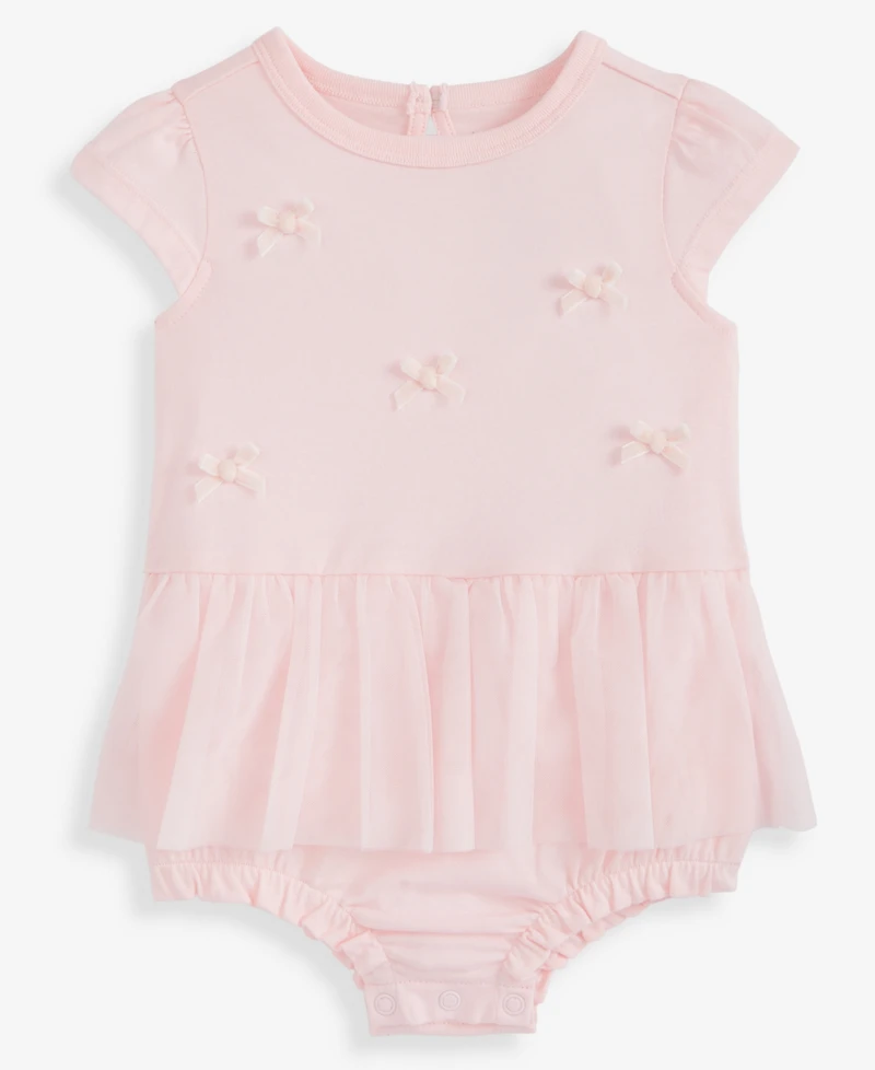 First Impressions Baby Girls Velvet Bows Skirt Sunsuit, Macy's Exclusive