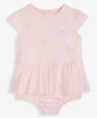 First Impressions Baby Girls Velvet Bows Skirt Sunsuit, Macy's Exclusive