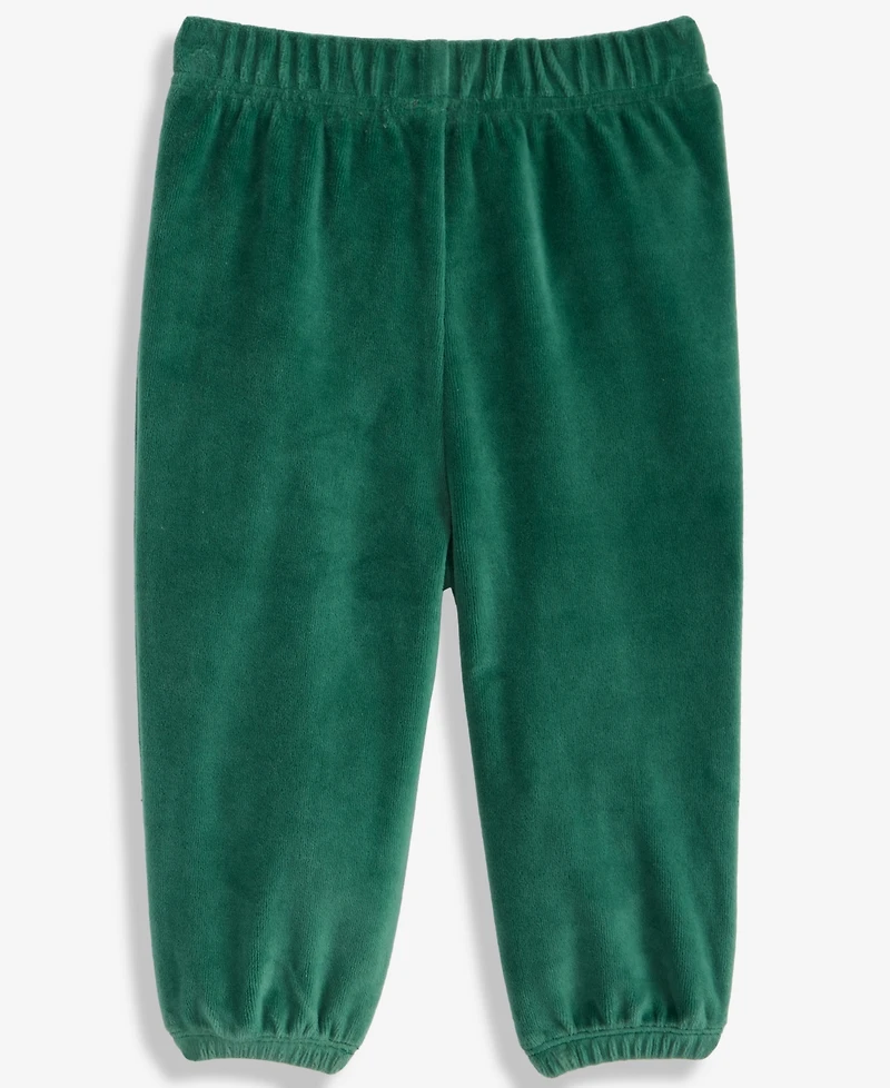 First Impressions Baby Boys Solid Velour Pants, Macy's Exclusive