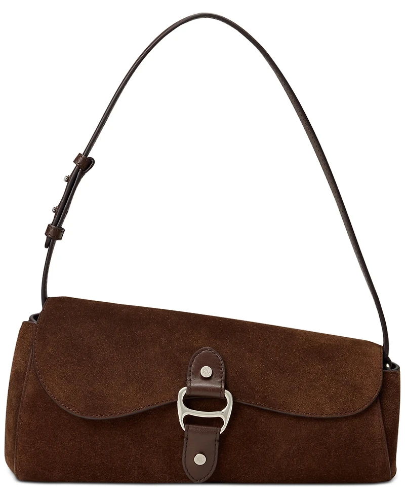 Lauren Ralph Lauren Tasha Small Suede Shoulder Bag