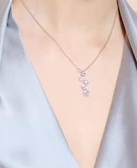Eliot Danori Cubic Zirconia Pendant Necklace, 16" + 2" extender