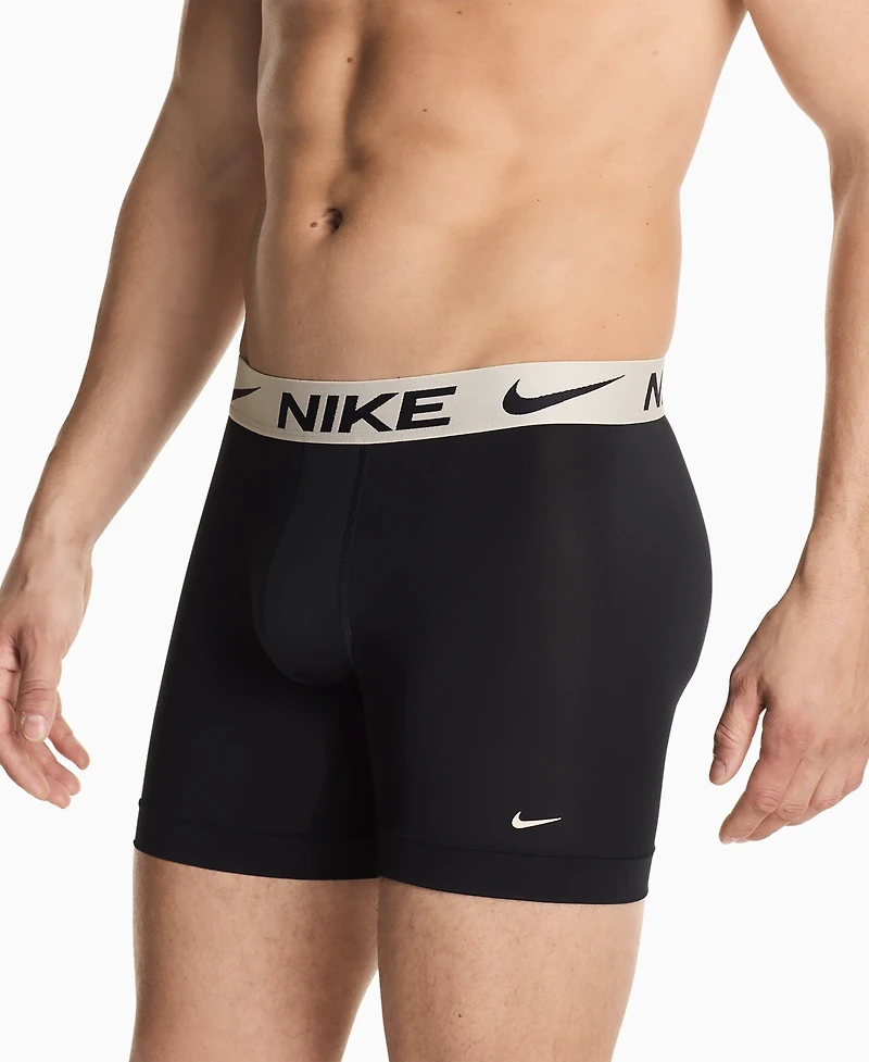 Nike Men's 3-Pack Dri-Fit Essential Micro Boxer Briefs