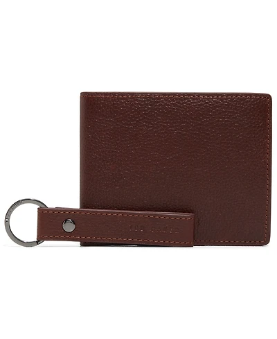 Ted Baker 2-Piece Brockwell Bi-Fold Wallet and Keychain Set