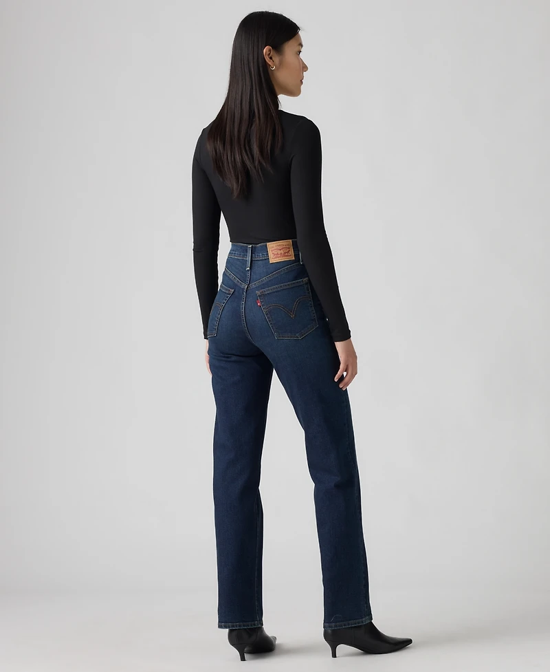 Levi's Women's Ribcage High-Rise Straight-Leg Jeans
