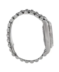 Pre-Owned Rolex Oyster Perpetual Datejust Automatic Watch in Stainless Steel and White Gold with Diamond Markers 36mm