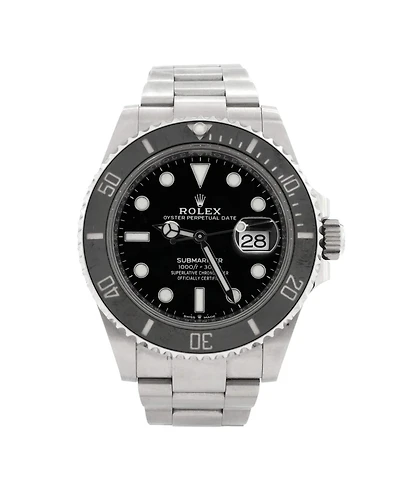 Pre-Owned Rolex Oyster Perpetual Submariner Date Automatic Watch in Stainless Steel and Cerachrom 41mm