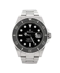 Pre-Owned Rolex Oyster Perpetual Submariner Date Automatic Watch in Stainless Steel and Cerachrom 41mm