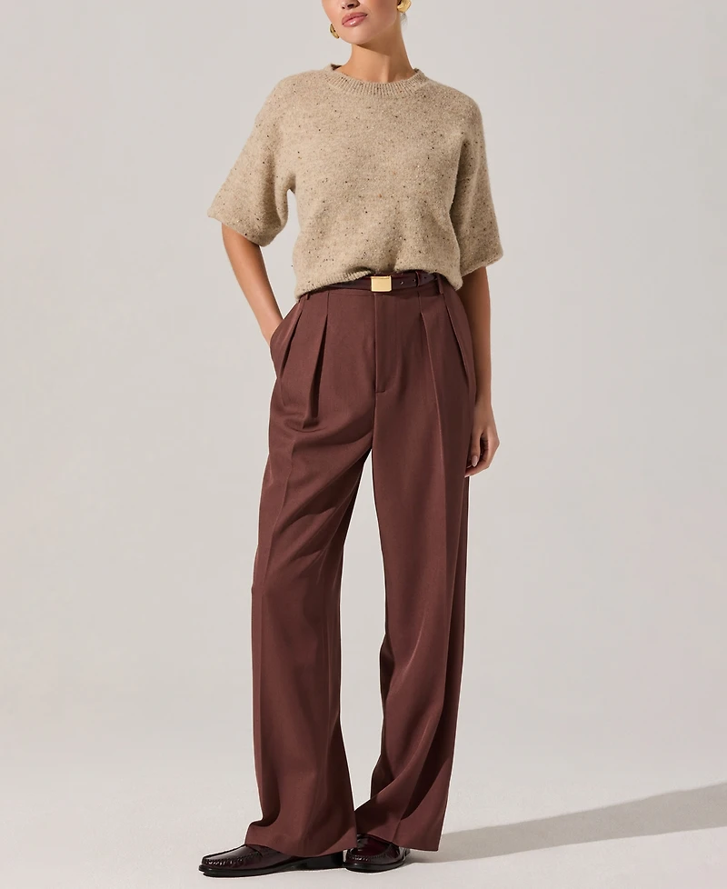 Astr the Label Women's Colette Crew Neck Sweater