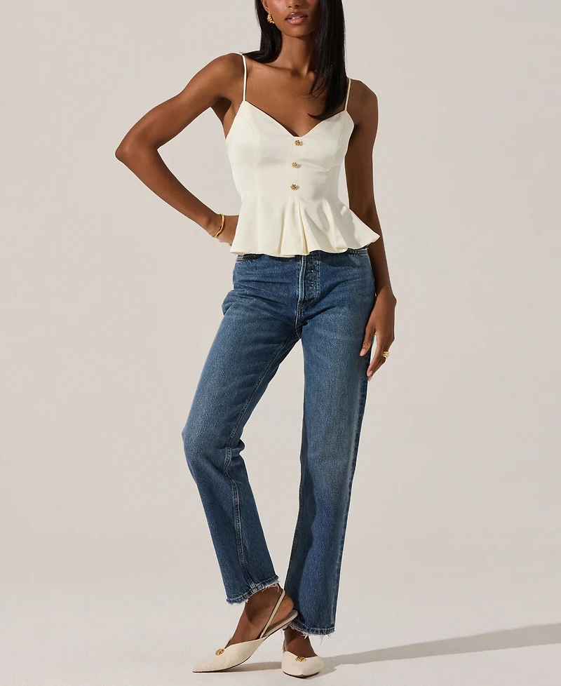 Astr the Label Women's Paislee Sleeveless Top