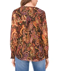 Sam & Jess Women's Button Front Smock Top
