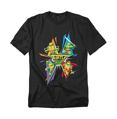 Logovision Men's Tmnt Turtle Power T-Shirt