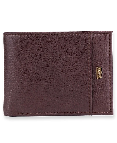 Levi's Men's Extra-Capacity Corded Cover Bi-Fold Wallet