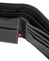 Levi's Men's Bill Divider and Ornament Passcase Wallet