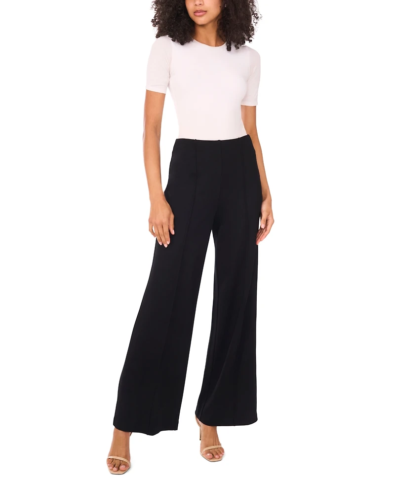 Sam & Jess Women's Ponte Wide Leg Pants