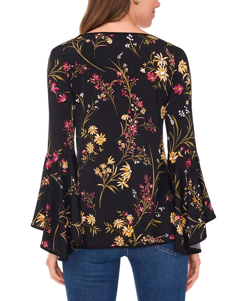 Sam & Jess Women's Bell-Sleeve Top